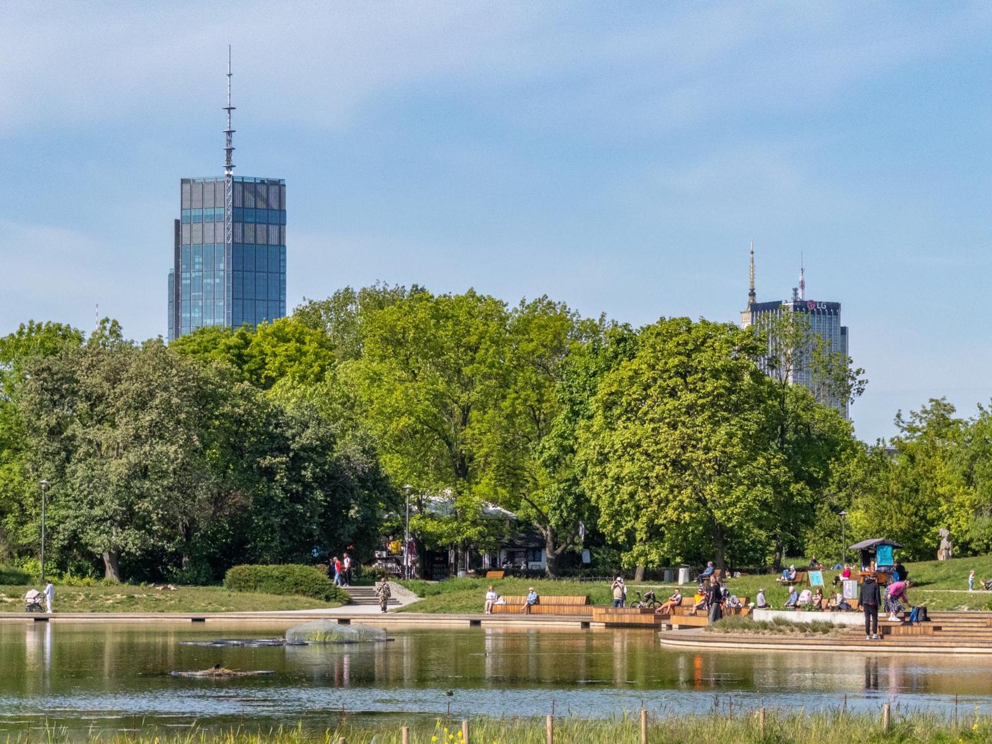 Apartament Fala Metro Sgh Klub Stodola Parking Parkview Fast Wifi Warszawa Exteriör bild